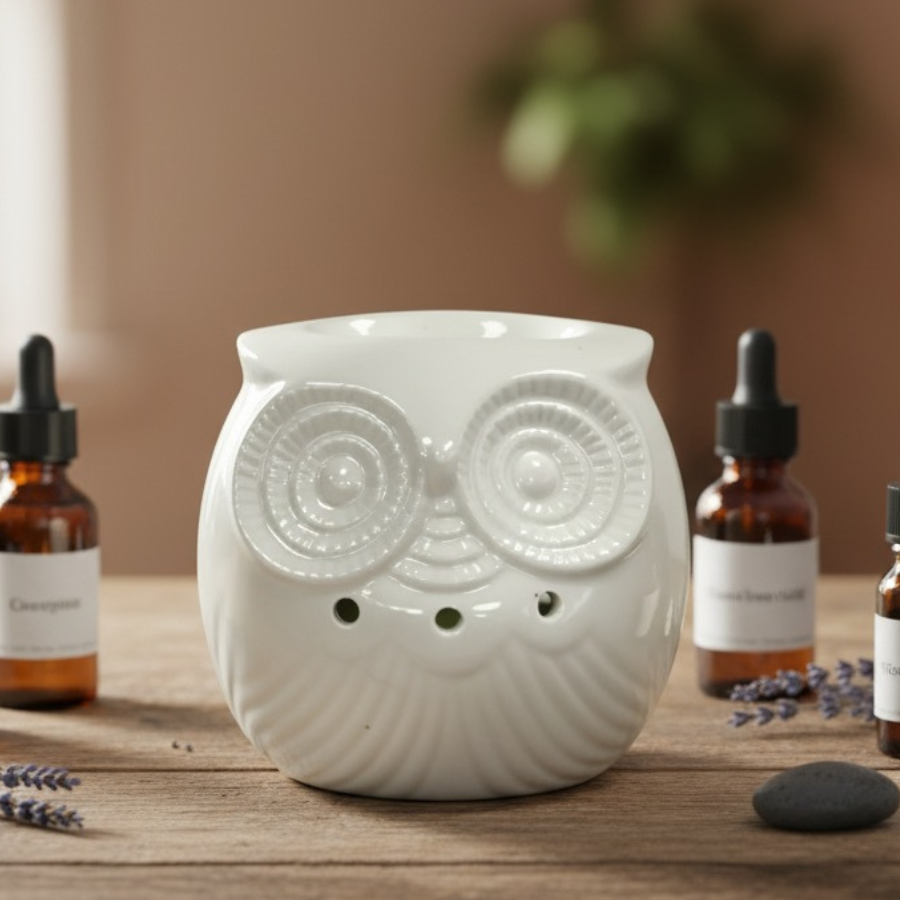 bruleur-a-huile-ceramique-petite-chouette-brule-parfum-blanc-boutique-esoterique-en-ligne-le-temple-d-heydines