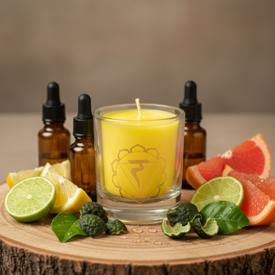 bougie-parfumee-plexus-solaire-huiles-essentielles-bergamote-citron-vert-pamplemousse-boutique-esoterique-en-ligne-le-temple-d-heydines