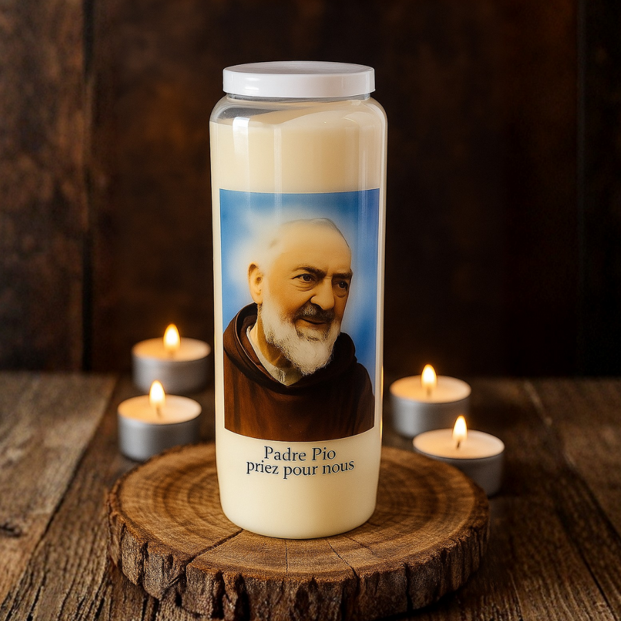 bougie-neuvaine-padre-pio-9-jours-boutique-esoterique-en-ligne-le-temple-d-heydines