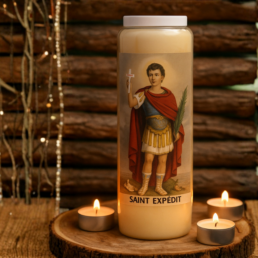 bougie-neuvaine-saint-expedit-9-jours-bougie-rituel-neuvaine-des-saints-boutique-esoterique-en-ligne-le-temple-d-heydines