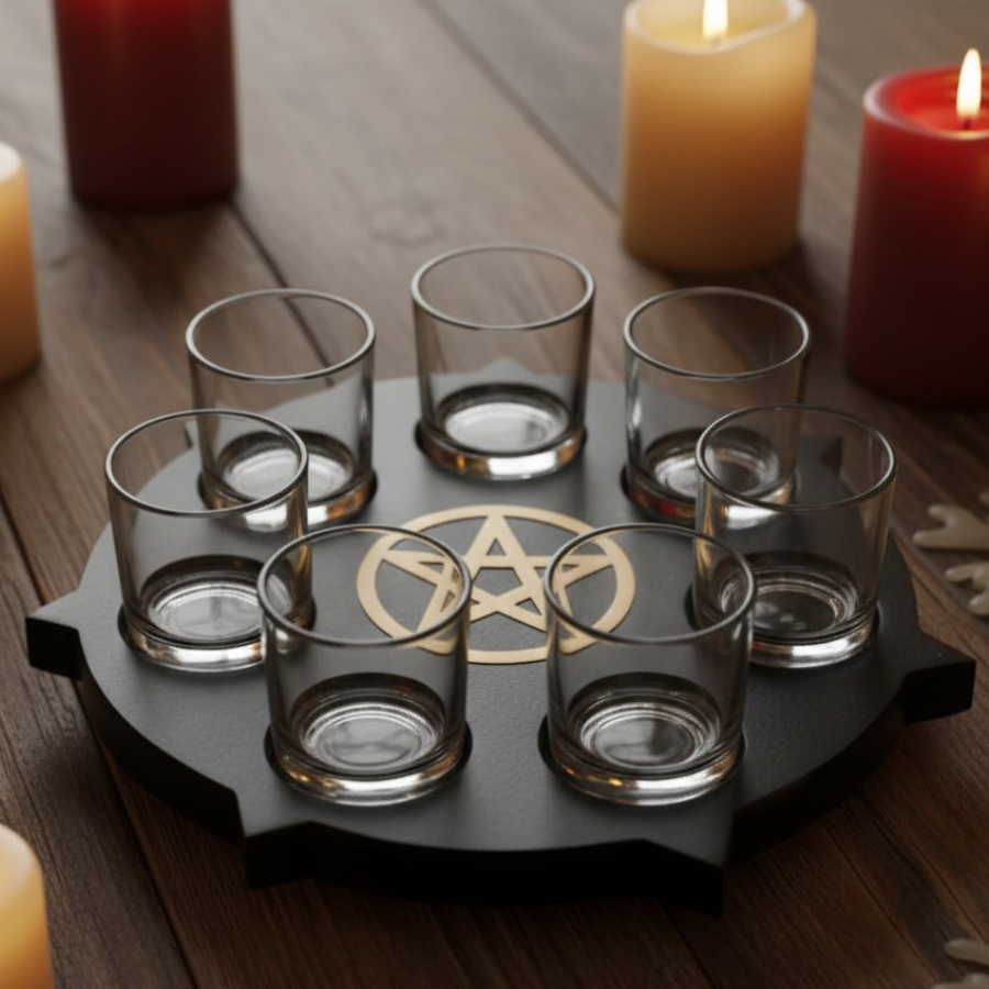 bougeoir-pentacle-noir-en-pierre-ollaire-avec-7-photophore-boutique-esoterique-en-ligne-le-temple-d-heydines