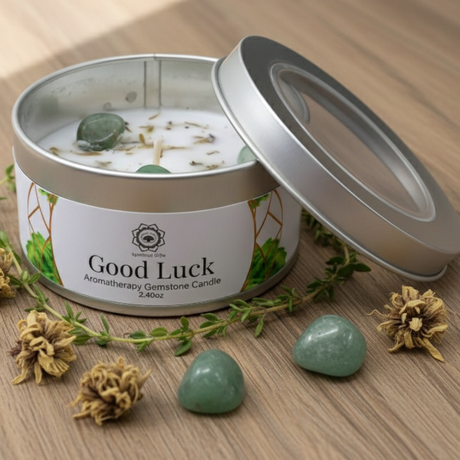 bougie-parfumee-bonne-change-70-grammes-patchouli-thym-et-aventurine-verte-boutique-esoterique-en-ligne-le-temple-d-heydines