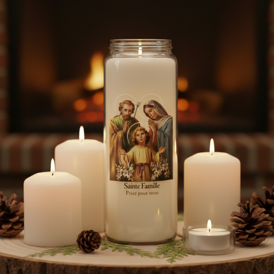 bougie-de-neuvaine-sainte-famille-9-jours-boutique-esoterique-en-ligne-le-temple-d-heydines