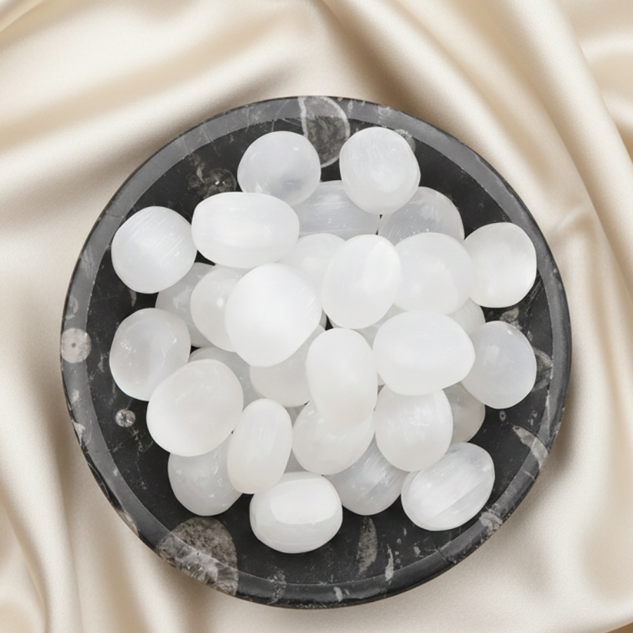 pierre-roulee-selenite-25-a-35-mm-qualite-AA-boutique-esoterique-en-ligne-le-temple-d-heydines