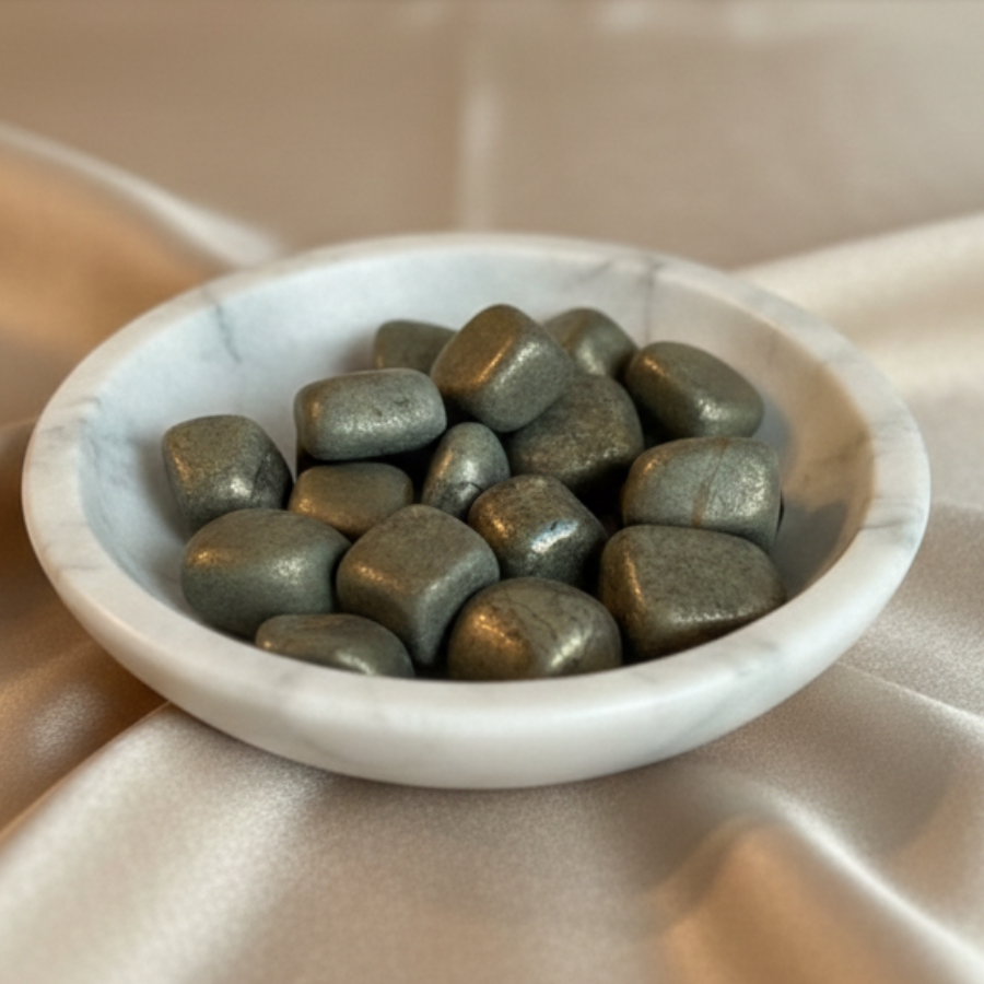 pierre-roulee-pyrite-cubique-20-a-40mm-qualite-AB-boutique-esoterique-en-ligne-le-temple-d-heydines
