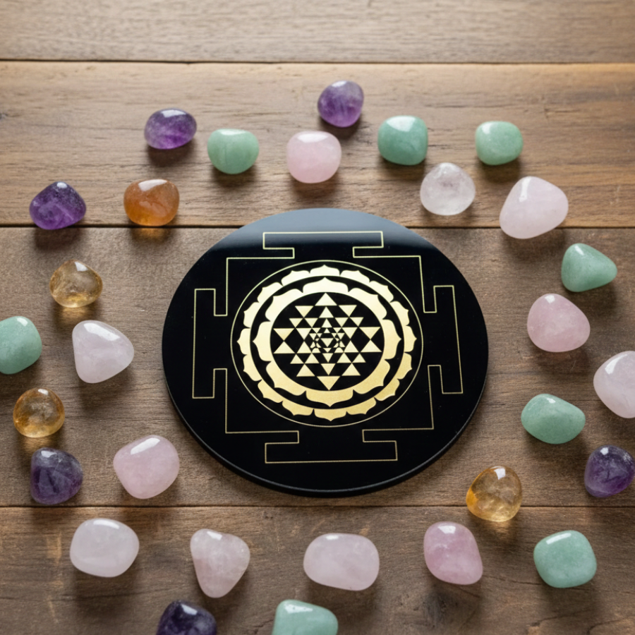 disque-en-bois-sri-yantra-noir-10cm-boutique-esoterique-en-ligne-le-temple-d-heydines