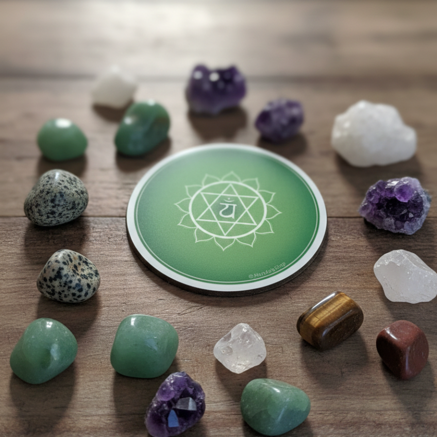 disque-en-bois-chakra-coeur-couleur-vert-10-cm-boutique-esoterique-en-ligne-le-temple-d-heydines