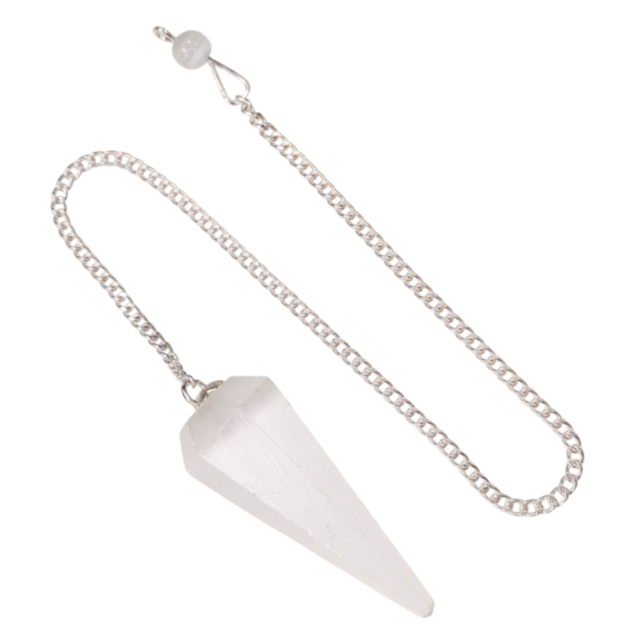 pendule-selenite-conique-facette-boutique-esoterique-le-temple-d-heydines