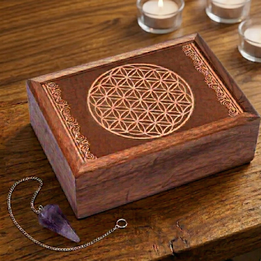 boite-en-bois-fleur-de-vie-boutique-esoterique-en-ligne-le-temple-d-heydines