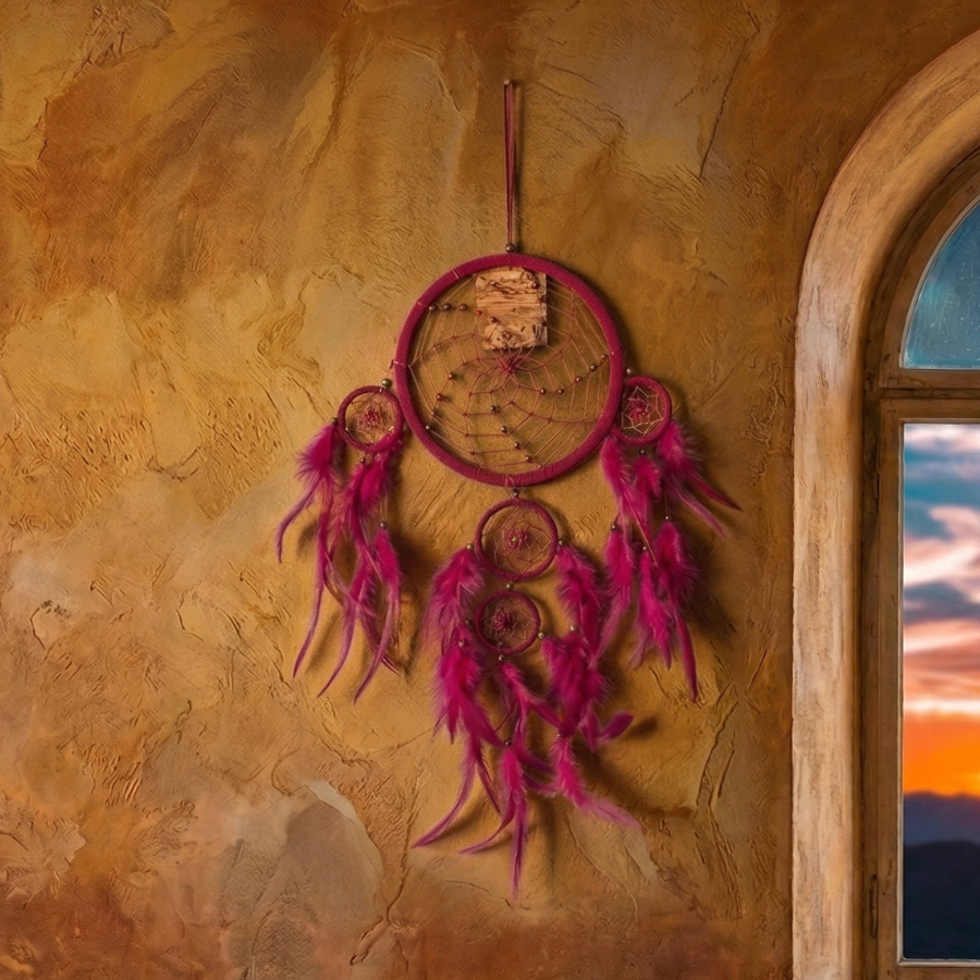attrape-reves-couleur-rose-55-centimetre-boutique-esoterique-en-ligne-le-temple-d-heydines