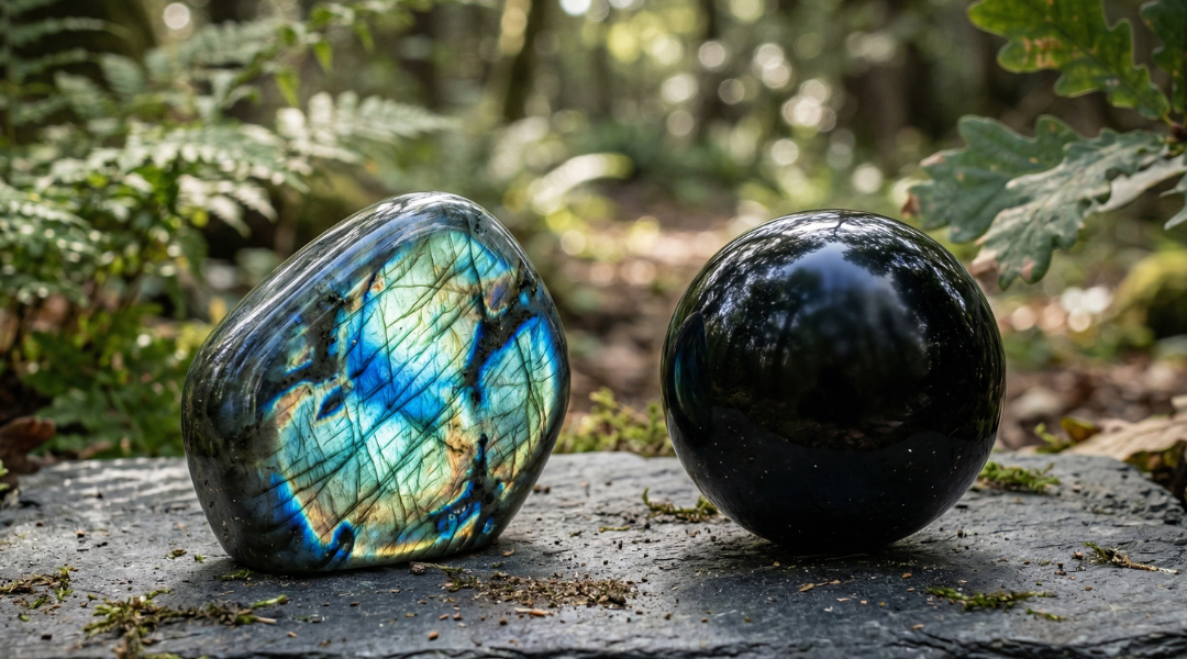 Pierres de protection : Labradorite VS Obsidienne noire, laquelle est faite pour vous ?