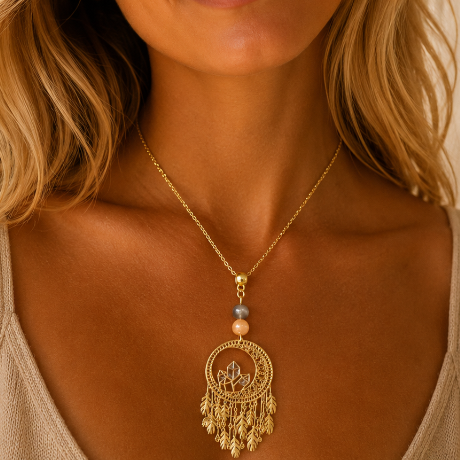 collier-amaya-pierre-de-lune-noire-attrape-reve-et-cristaux-boutique-esoterique-le-temple-d-heydines