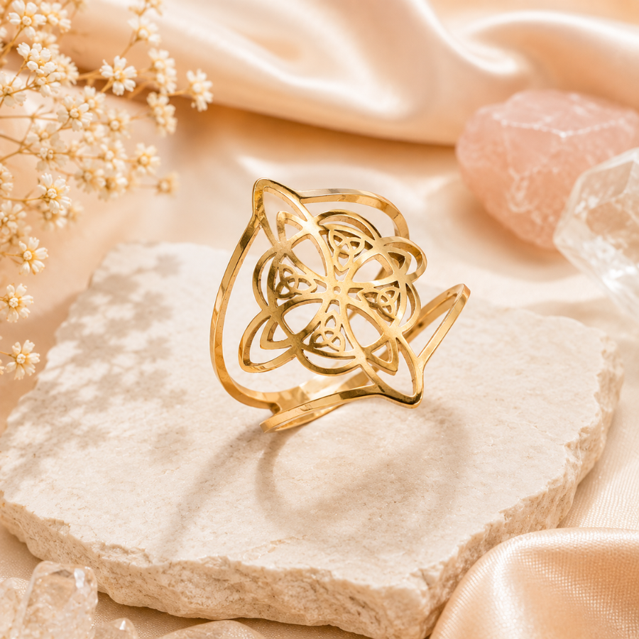 bague-noeud-de-sorciere-acier-inoxydable-or-le-temple-d-heydines