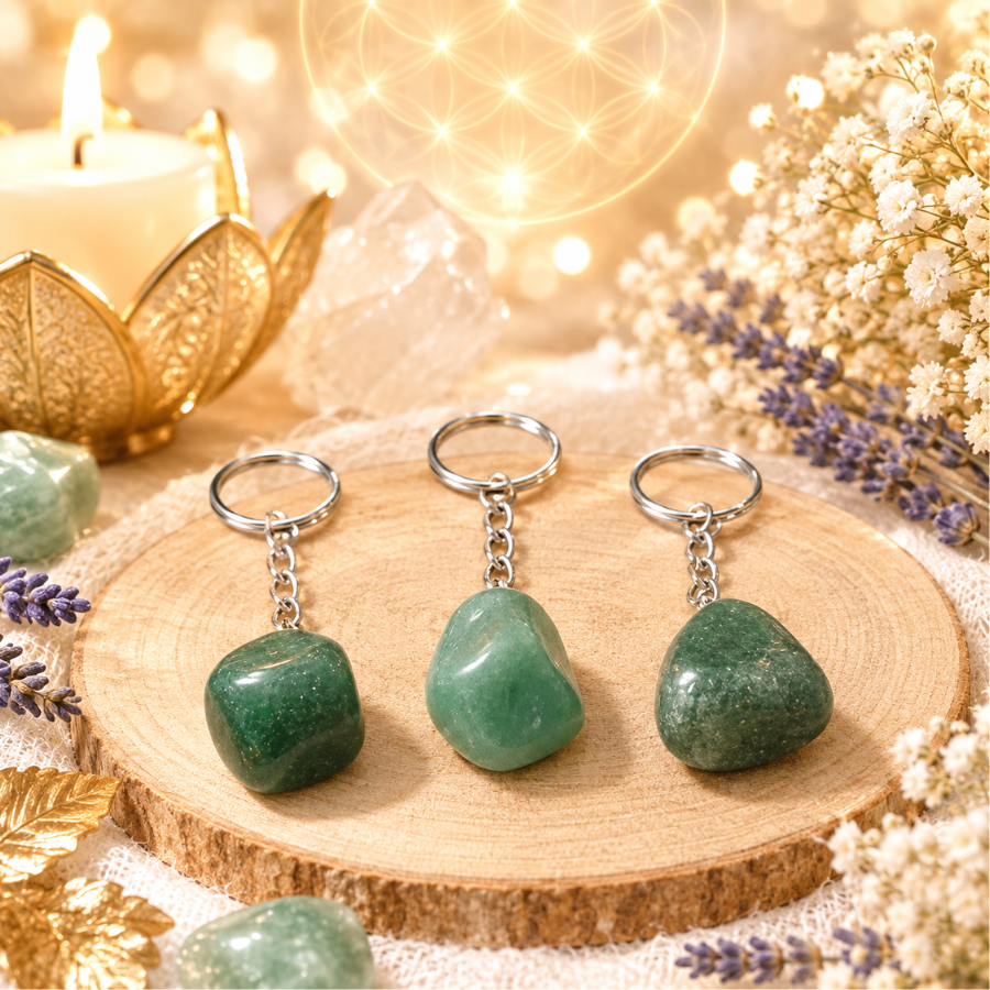 porte-cle-aventurine-verte-boutique-esoterique-le-temple-d-heydines
