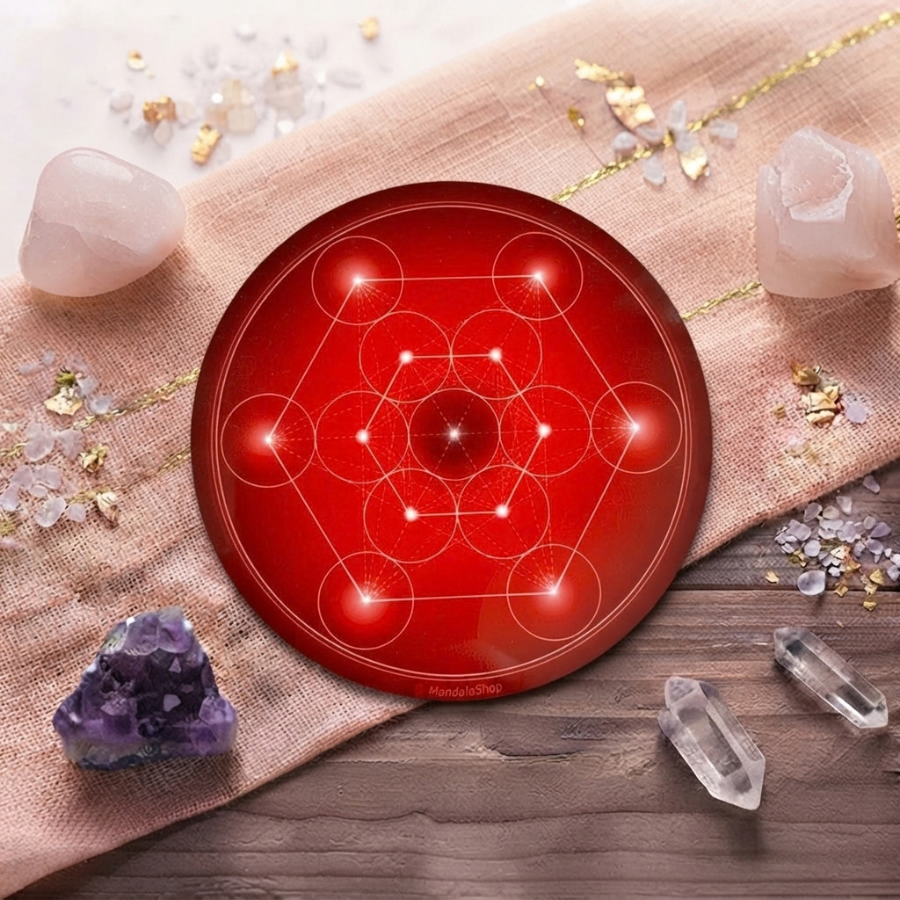 disque-de-rechargement-et-dynamisation-en-bois-cube-de-metatron-rouge-chakra-racine-boutique-esoterique-le-temple-d-heydines