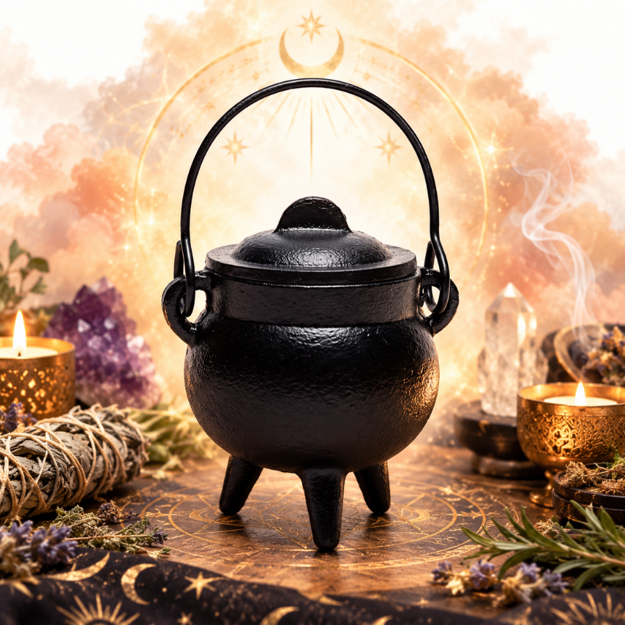 chaudron-en-fonte-noir-taille-moyenne-boutique-esoterique-en-ligne-le-temple-d-heydines