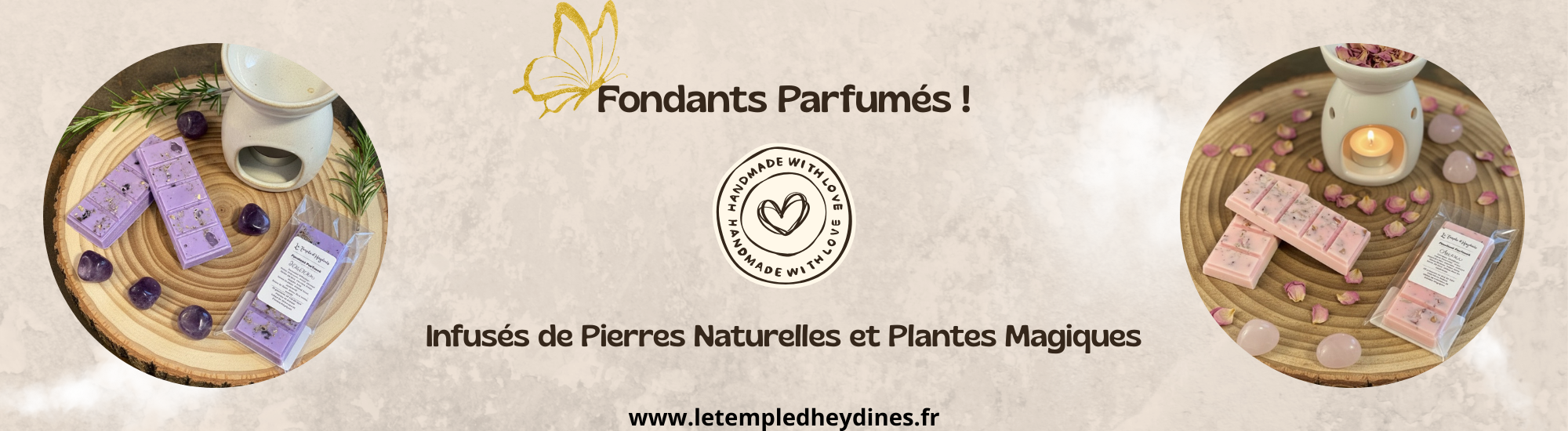 Fondants Parfumés minéraux - Le Temple d'Heydinès