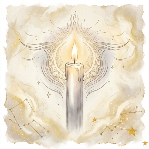 bougie temoin blanche rituel le temple d heydines