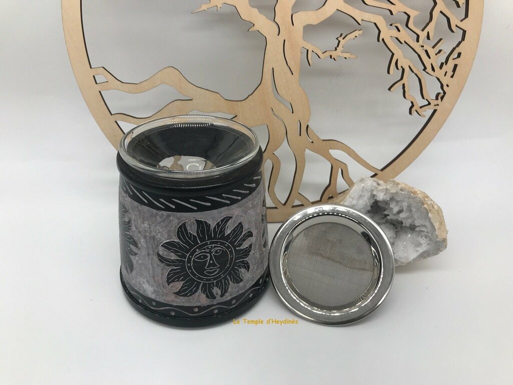 Photophore Gothique à 3 Corbeaux En Résine - Brûleur à Huile Compatible Bougies Yankee | Décoration Tête De Mort Et Ambiance Mystique