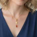 collier-cornaline-etoile-creation-boutique-esoterique-le-temple-d-heydines