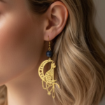 boucles-d-oreilles-larvikite-chat-creation-boutique-esoterique-le-temple-d-heydines