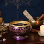 brule-encens-en-laiton-or-et-pourpre-avec-grille-boutique-esoterique-en-ligne-le-temple-d-heydines