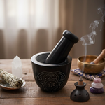 mortier-et-pilon-noir-mandala-en-pierre-de-saponite-boutique-esoterique-en-ligne-le-temple-d-heydines