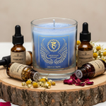 bougie-parfumee-huiles-essentielles-rose-marocaine-camomille-chakra-gorge-archange-michael-5e-chakra-boutique-esoterique-en-ligne-le-temple-d-heydines