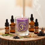 bougie-parfumee-huiles-essentielles-patchouli-labdanum-encens-oliban-chakra-coronal-sahasrara-boutique-esoterique-en-ligne-le-temple-d-heydines