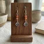 boucles-d-oreilles-pierre-de-soleil-et-fleurs-argente-boutique-esoterique-le-temple-d-heydines
