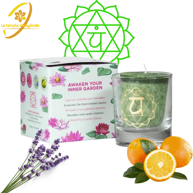 Lot De 2 Bougies Chakra Parfumées En Verre – 7 Chakras Rainbow, Méditation & Yoga Spirituel