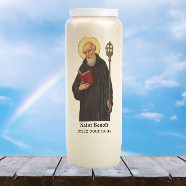 6 Bougies De Neuvaine Bleues | La Boutique Des Chrétiens