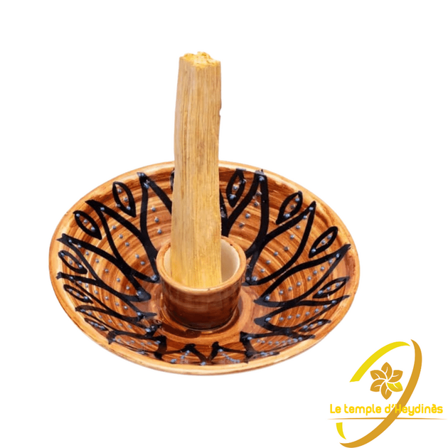 Brûle-encens En Forme De Chat – Porte-encens En Bois Style Ethnique, Neuf