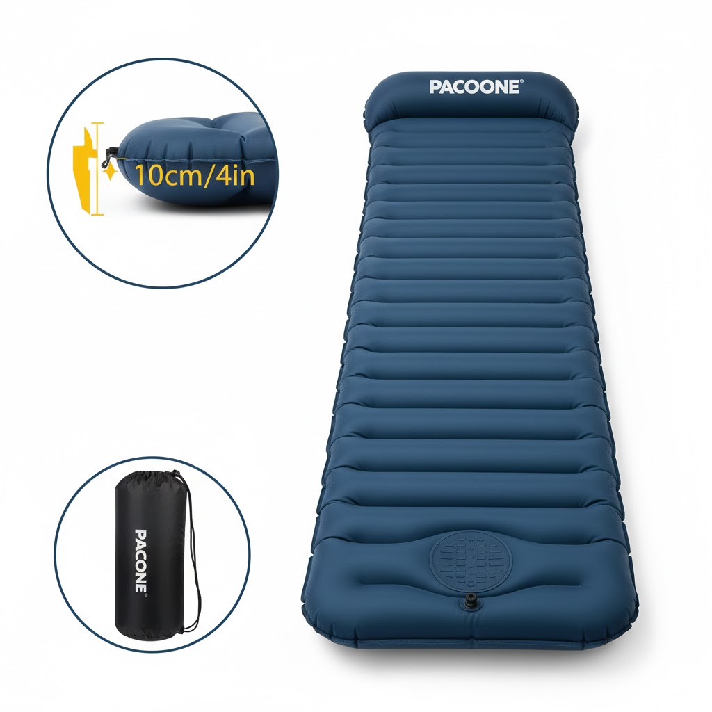 matelas-pacoone-10cm-auto-gonflant-bleu-marine-fond-blanc