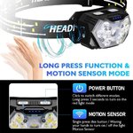 lampe frontale HEADLAMP- capteur de mouvement