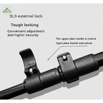 Détail du système de verrouillage extérieur 3LS Tough Locking du bâton G208 Visaltitude pour une sécurité maximale