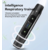 Spiromètre électronique connecté Altitude+ VISALTITUDE avec écran OLED et simulation de vibration.