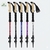 Bâtons de randonnée télescopiques G208 Visaltitude en aluminium aéronautique 5 couleurs