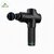 Pistolet de massage G-Pro Visaltitude noir avec logo, tête ronde et anneau lumineux LED de contrôle