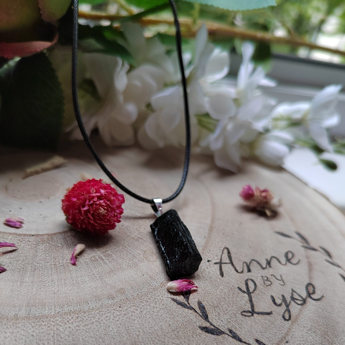 Pendentif - Ondes électromagnétiques - Tourmaline