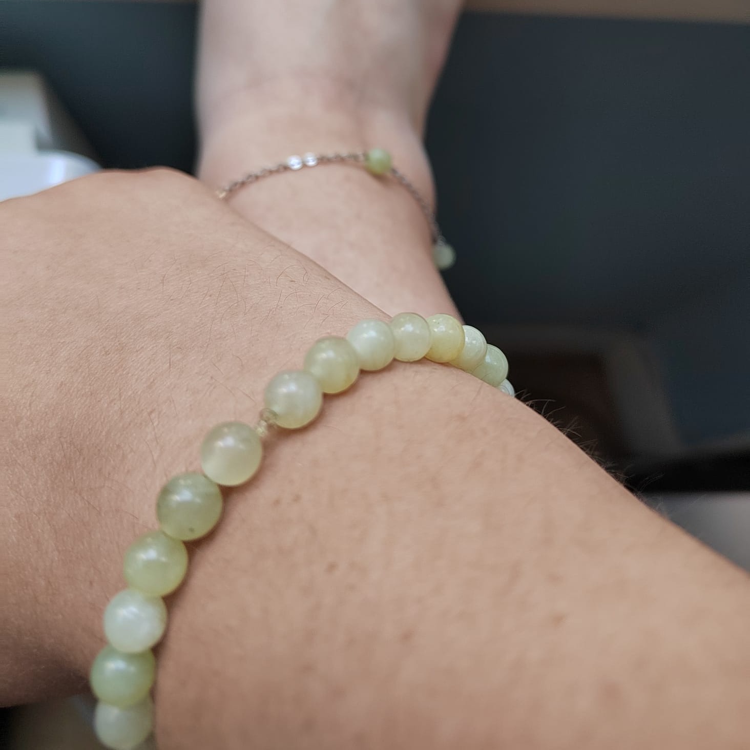 Bracelet jade 6mm