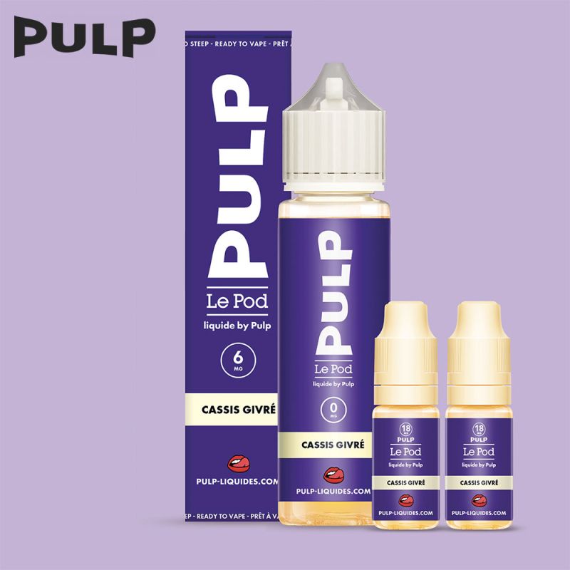 Pack Cassis Givré 60ml - Le Pod Liquide by Pulp