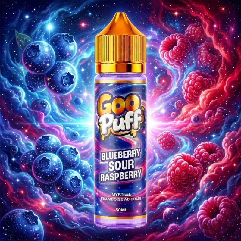 Blueberry Sour Raspberry 50ml - Goo Puff