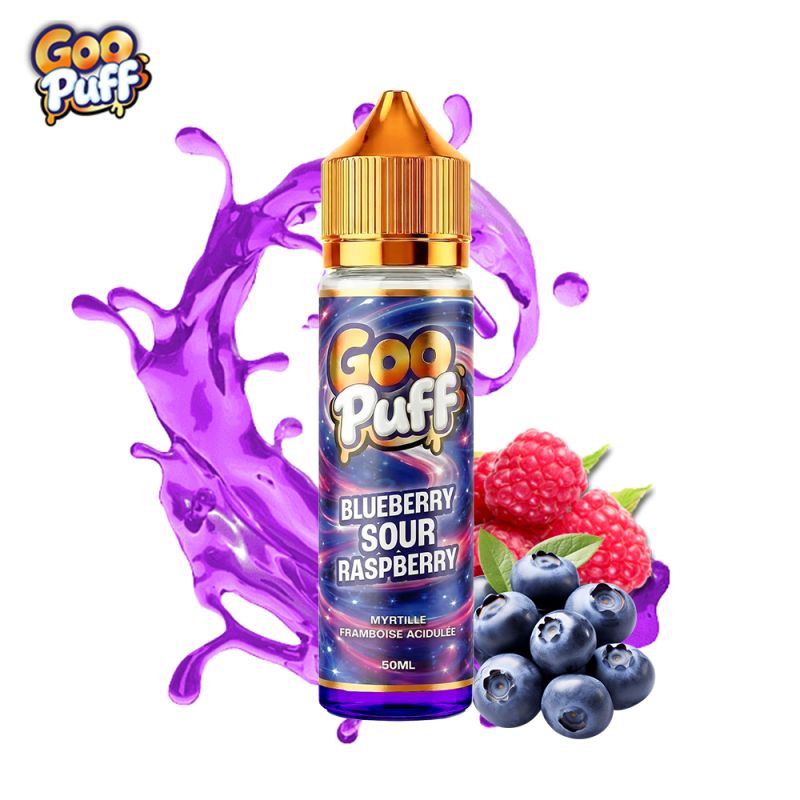 Blueberry Sour Raspberry 50ml - Goo Puff