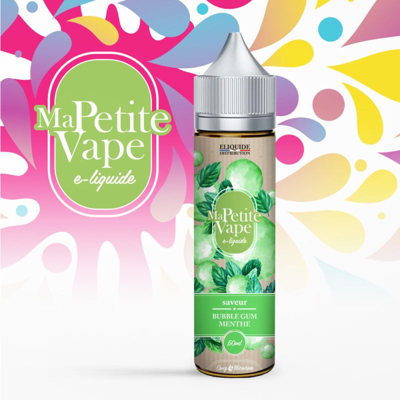 Bubble Gum Menthe 50ml - Ma Petite Vape