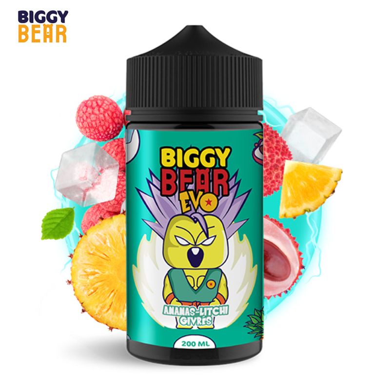 ananas-litchi-givres-200ml-biggy-bear-evo