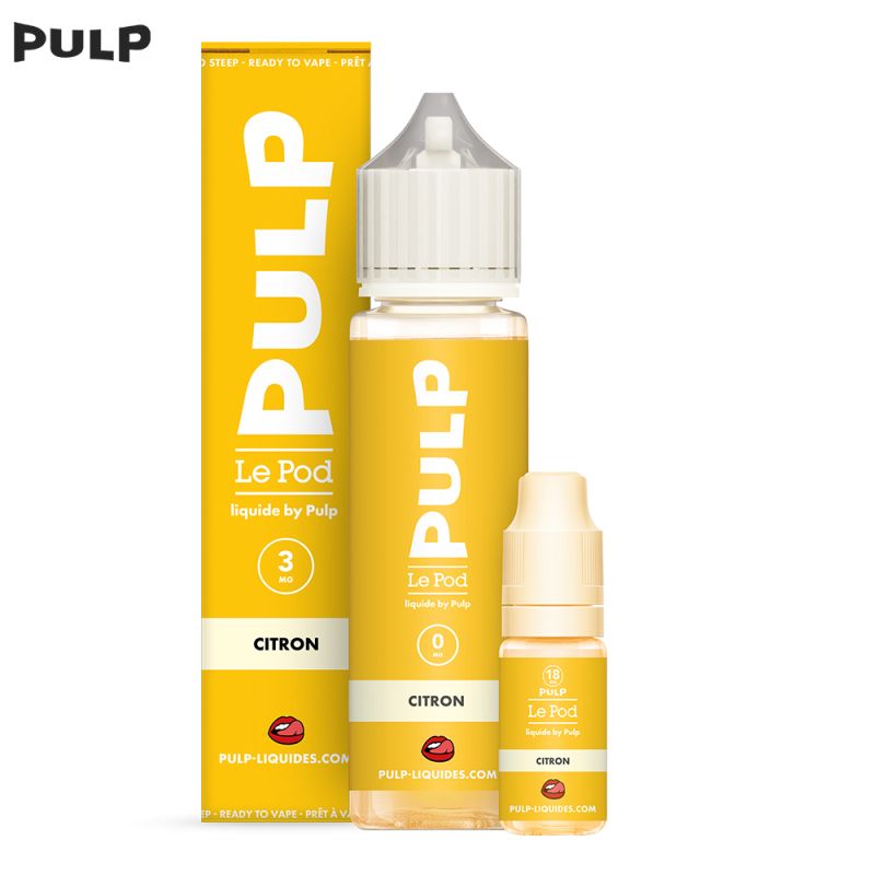 Pack Citron 60ml - Le Pod Liquide by Pulp