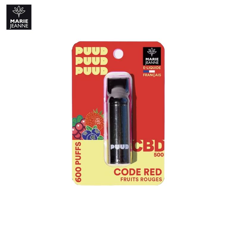 Cartouche Code Red 600 puffs - Puud by Marie Jeanne