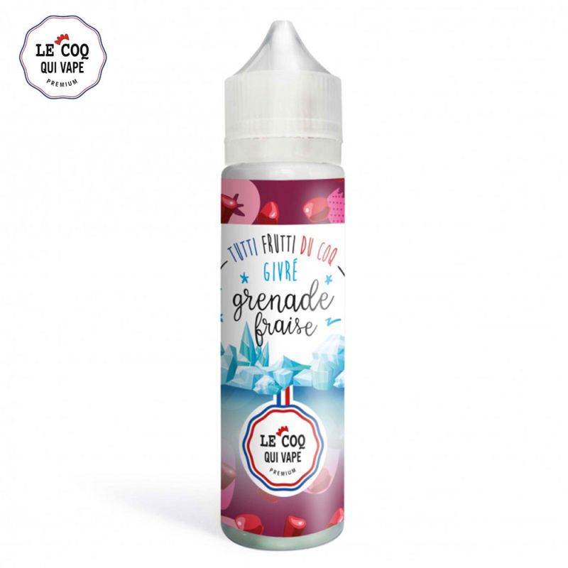 Fraise Grenade Givrée 50ml - Tutti frutti du Coq