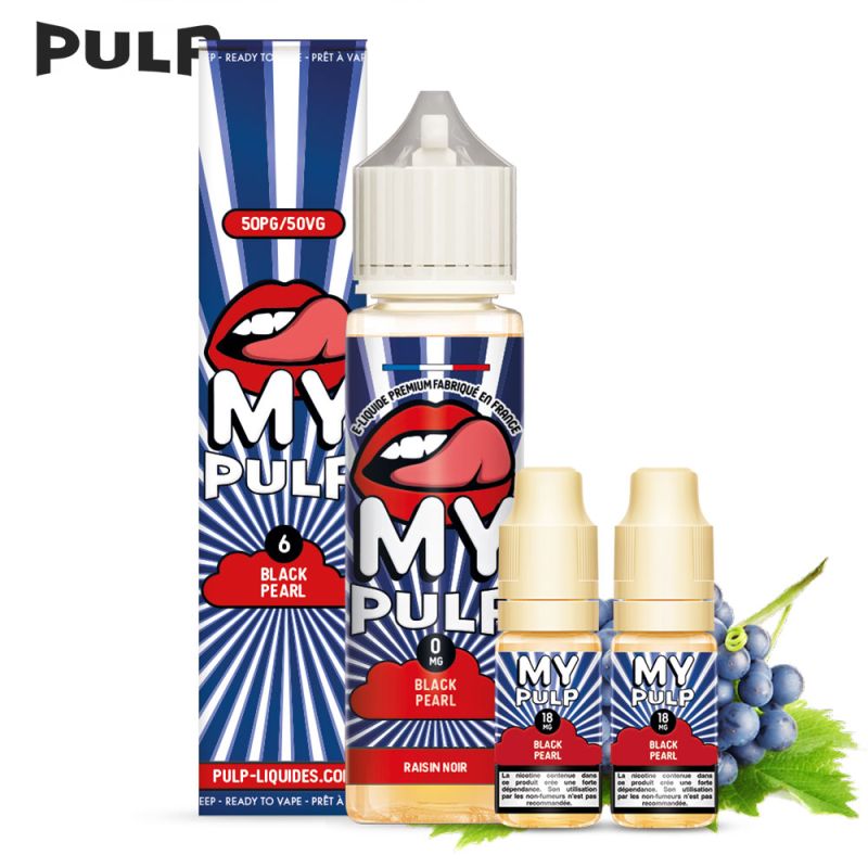 Pack Black Pearl 60ml - My Pulp by Pulp